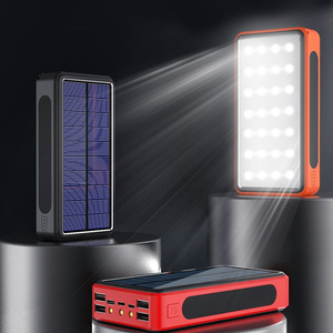Wholesale Solar Power Bank Fast Charging External <strong>Charger</strong> 4 USB Wireless <strong>Charger</strong> Power Bank LED Light for <strong>All</strong> Cell Phones - Product Image 6