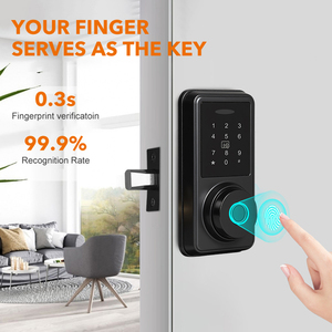 安全密码锁图雅应用Wifi无钥匙智能门锁智能指纹智能锁舌锁 - Product Image 2