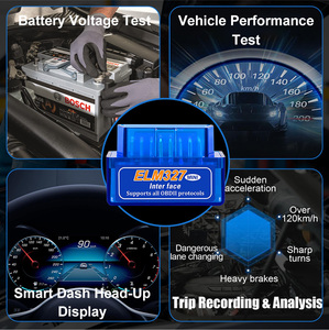 Anpassung B02L4 Ulme 327 Code leser BT4.0 Universal Cars Obd2 Scanner Elm327 Bluetooth Auto Fehler code leser 9 Protokoll - Product Image 5