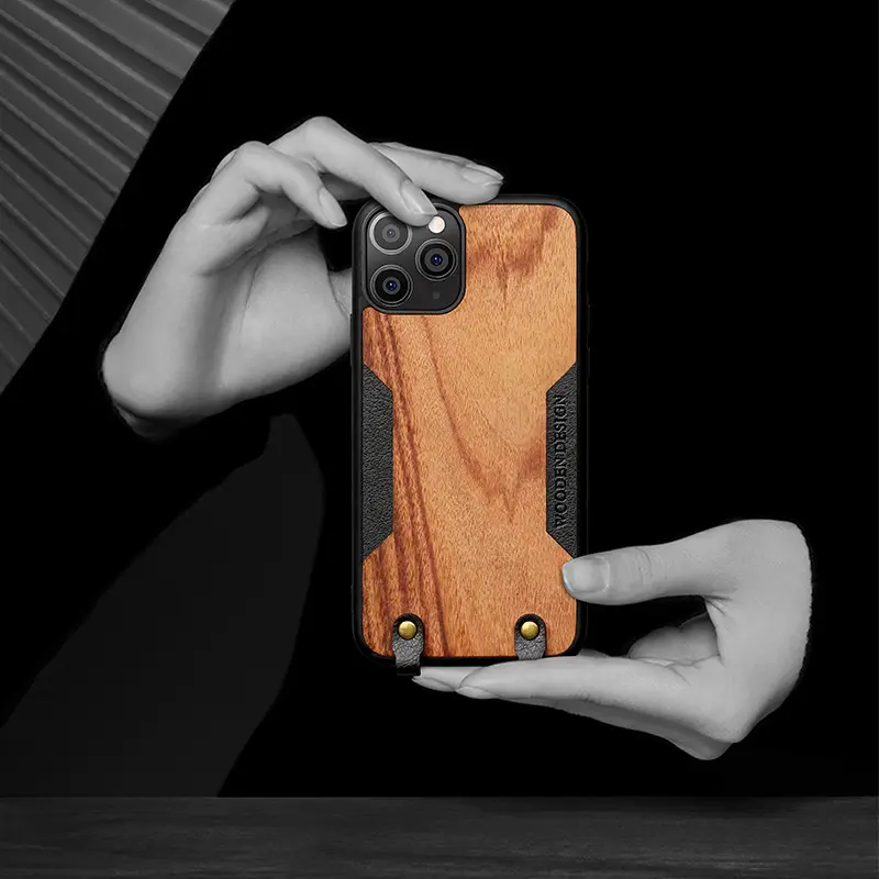 Coque de téléphone en bois véritable Offre Spéciale Premium pour iPhone 13 Pro, couverture de Style Business en carbone hybride pour iPhone 12 11 6 7 8 X XR XS MAX