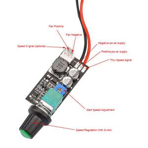 Hochpräzises DC-Motor drehzahl regler 5V 12V PWM-Modul, einstellbare Drehzahl mit Knopf für DIY-Projekte und Industrie anlagen - Product Image 2