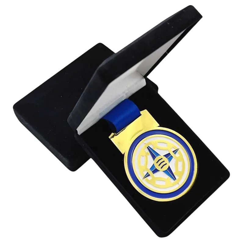 Medallón de precio de fábrica, Medalla deportiva, cinta, medallas de premio de oro de metal personalizadas