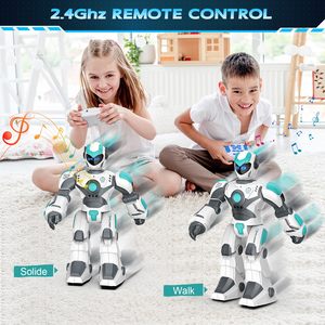 YX Robot giocattoli per i bambini, programmabile telecomando Robot con intelligente gesto di rilevamento, ricarica, canto e danza modalità - Product Image 4