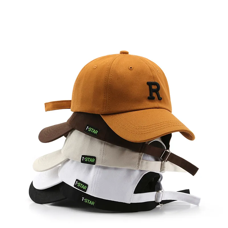 夏のプロモーションRワード刺Embroideryロゴ帽子男性調節可能なスポーツ野球帽