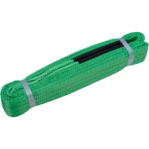 2000KG Grüne Farbe Flaches Gurtband Heben Sling Eye to Eye Rigging Tools zum Heben von Kabeln Container Laden - Product Image 1