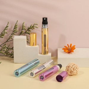 Popular 8ml Cores Misturadas Garrafas De Spray Portátil Garrafas De Spray De Perfume De Shell De Alumínio Atomizador Recarregável - Product Image 6