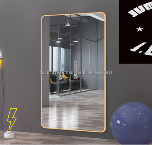 Espejo de pared de cuerpo entero con marco de aluminio rectangular extra grande, personalizable, directo de fábrica al por mayor - Product Image 2