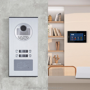 Sistema doméstico Intercomunicador de 2 vías 7 pulgadas Wifi Videoportero Teléfono 4 Sistema de intercomunicación con cable para cámara de timbre de apartamento múltiple - Product Image 6