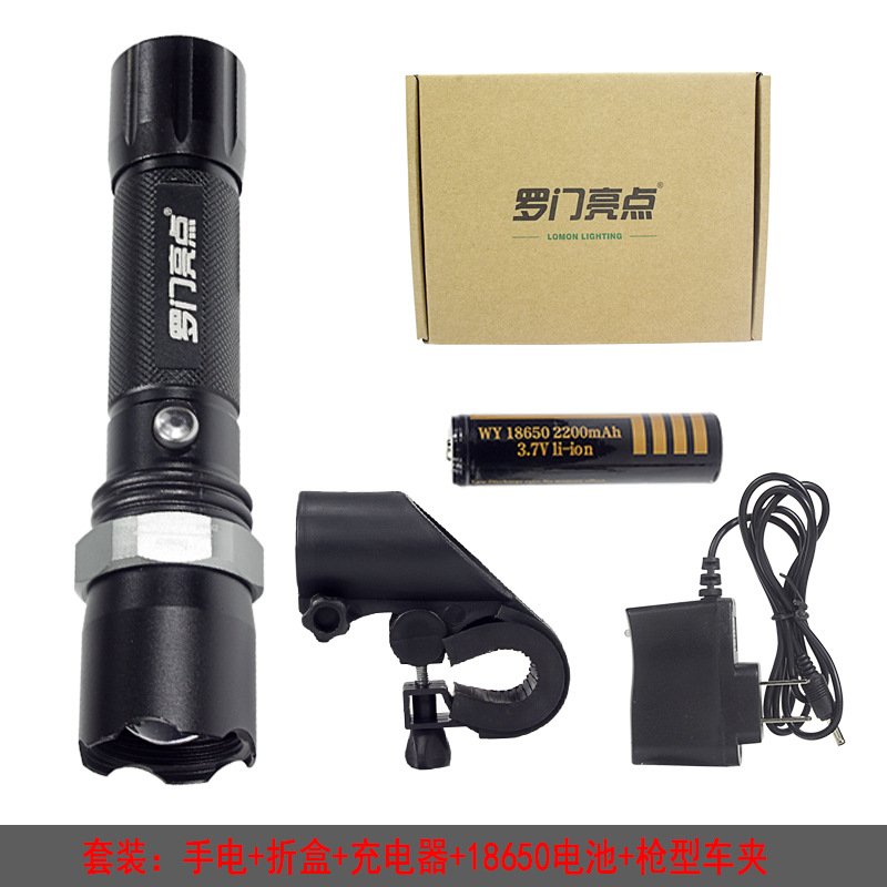 Le package 9003-Q2 (clip de vélo en forme de pistolet) comprend une batterie de 2 200 mAh.