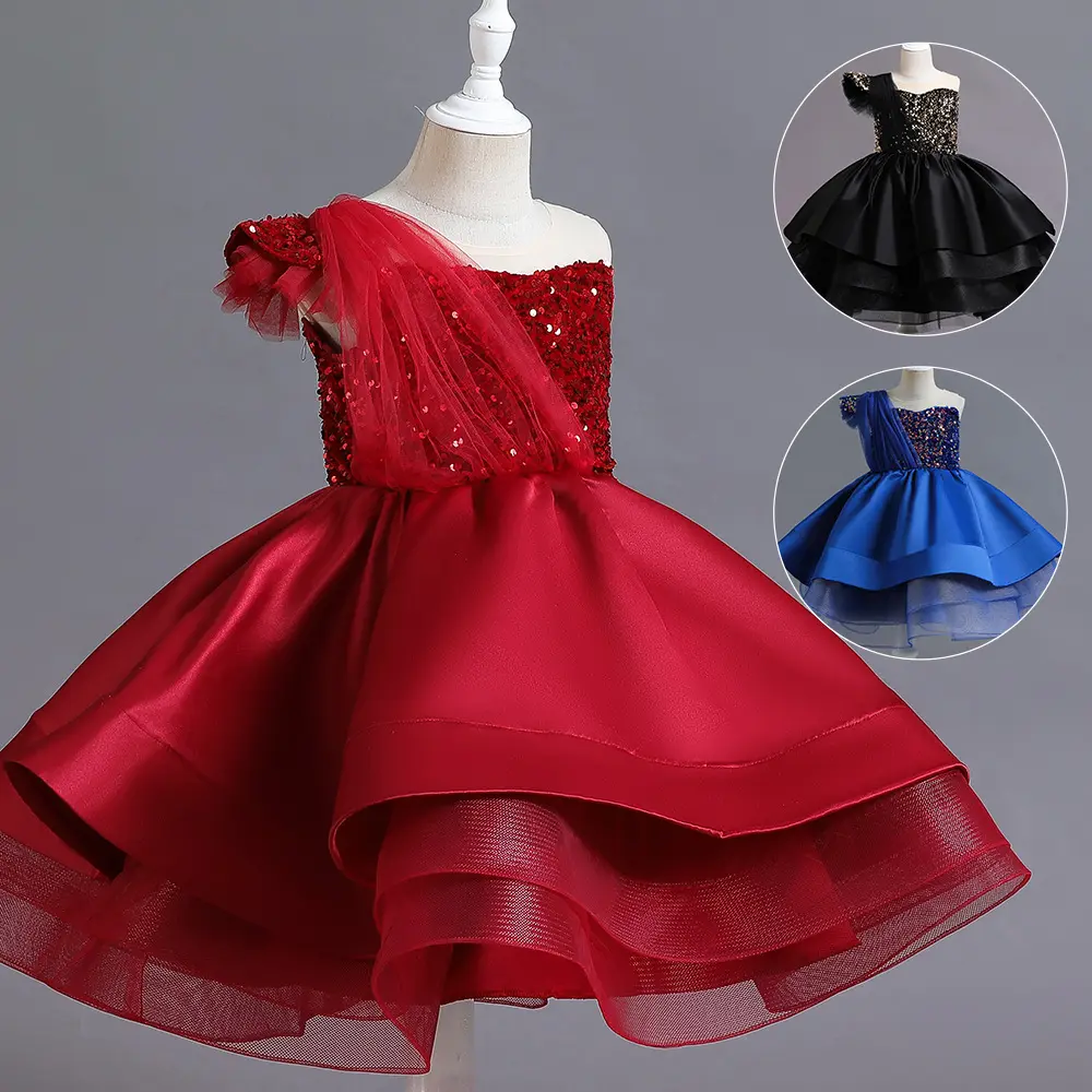 MQATZ थोक छोटी लड़कियों तमाशा कपड़े फूल लड़की पोशाक राजकुमारी कपड़े के लिए उम्र 5 साल पुराने