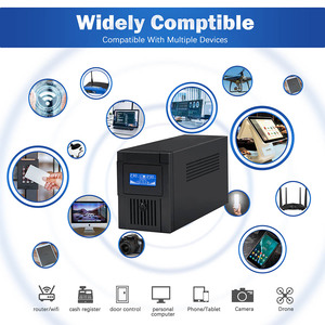 <strong>UPS</strong> Battery Uninterruptible Power <strong>UPS</strong> 1200VA 1500VA No Break <strong>Computer</strong> <strong>Backup</strong> <strong>Offline</strong> <strong>UPS</strong> With LCD Display - Product Image 2