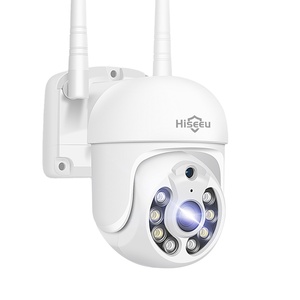 Hiseeu Ai Smart Seguimiento de movimiento humano 5MP al aire libre Audio bidireccional Color visión nocturna hogar red IP PTZ cámara inalámbrica CCTV wifi - Product Image 1