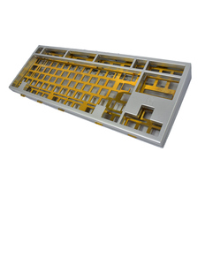 Hot Selling <strong>Custom</strong> Cnc Machining <strong>Keyboard</strong> Plate Anodized Aluminum Diy Mechanical <strong>Keyboard</strong> Case <strong>Keyboard</strong>