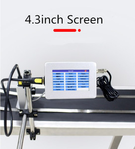 Automatischer Flach bett drucker Kontinuierliches Verfalls datum TIJ-Druckmaschine Chargen codierung TIJ-Tinten strahl drucker - Product Image 4