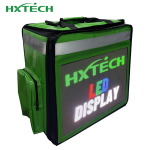 HXTECH LED food delivery box zaino schermo indossabile pubblicità LED pubblicità lettore multimediale digitale sistema GPS <span class=keywords><strong>Android</strong></span> - Product Image 5