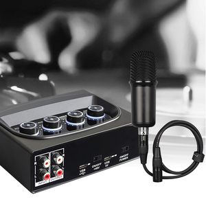 スタジオ録音機器はマイクセット付きサウンドカードミキサーオーディオインターフェイスを使用 - Product Image 4