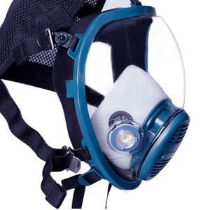 Yigo <span class=keywords><strong>Respirator</strong></span> Karet Full Face dengan Masker Gas Kimia Filter Ganda - Product Image 4