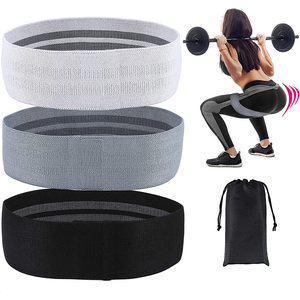 Bandas de resistencia para las piernas y el trasero antideslizante elástico botín bandas 3 niveles bandas de ejercicio conjunto para las mujeres y los hombres - Product Image 2
