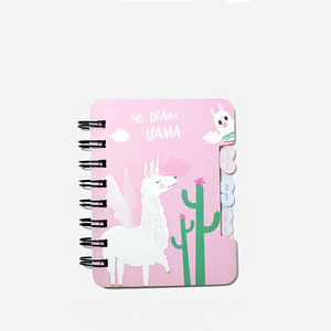 Spiral Note Book Wöchentliches monatliches Tagebuch Journal Planer Agenda Notizbuch Farbe Metall Benutzer definiertes Logo Pink Promotion Unbeschichtetes Papier - Product Image 3