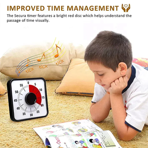 CE & Rohs Timer di produttività cubo da 60 minuti da 7.48 pollici per studiare Timer visivo per bambini - Product Image 5