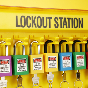 Nhà Máy An Toàn Tagout Tủ PVC 20 Khóa Ổ Khóa Với 60Mm Backset Khóa Trạm Board Kit - Product Image 6