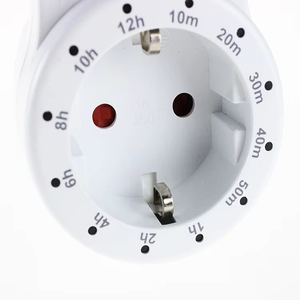 Di alta qualità EU 12 ore programmabile manuale Timer meccanico a presa singola presa interruttore Timer presa elettrica presa Timer - Product Image 3