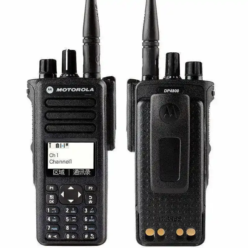 Gran oferta Motorola DP4800 original de fábrica potente walkie-talkie digital adecuado para radio móvil de camiones de larga distancia