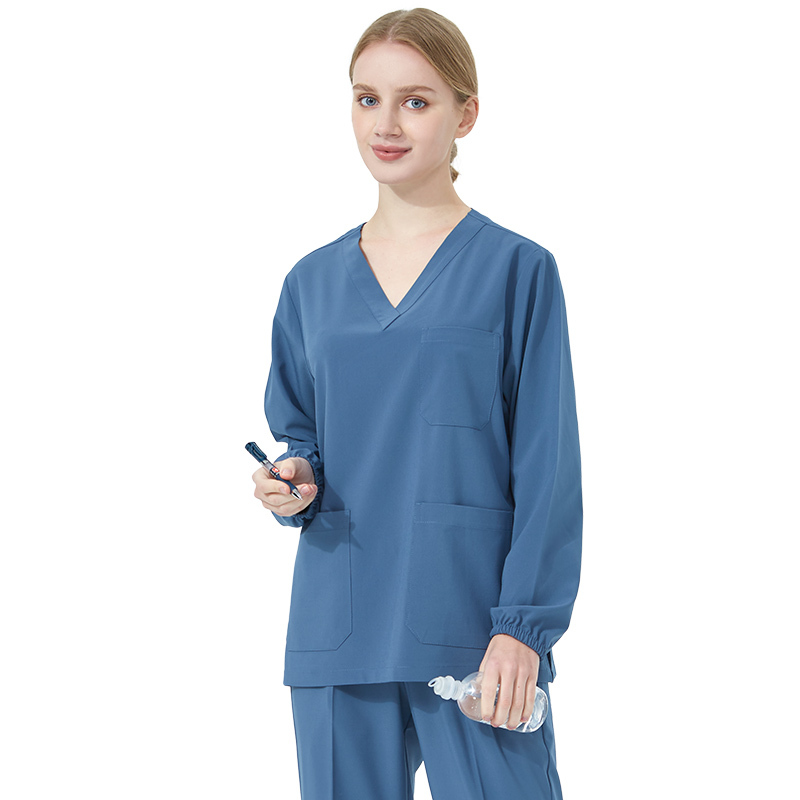 Mujer Gris Azul
