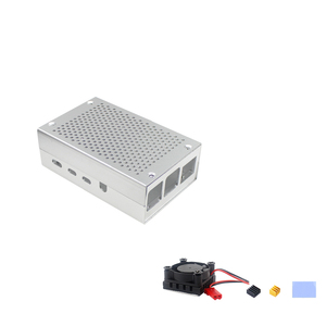 Reseau Raspberry Pi 3B/4B carcasa de refrigeración de aleación de aluminio caja protectora carcasa