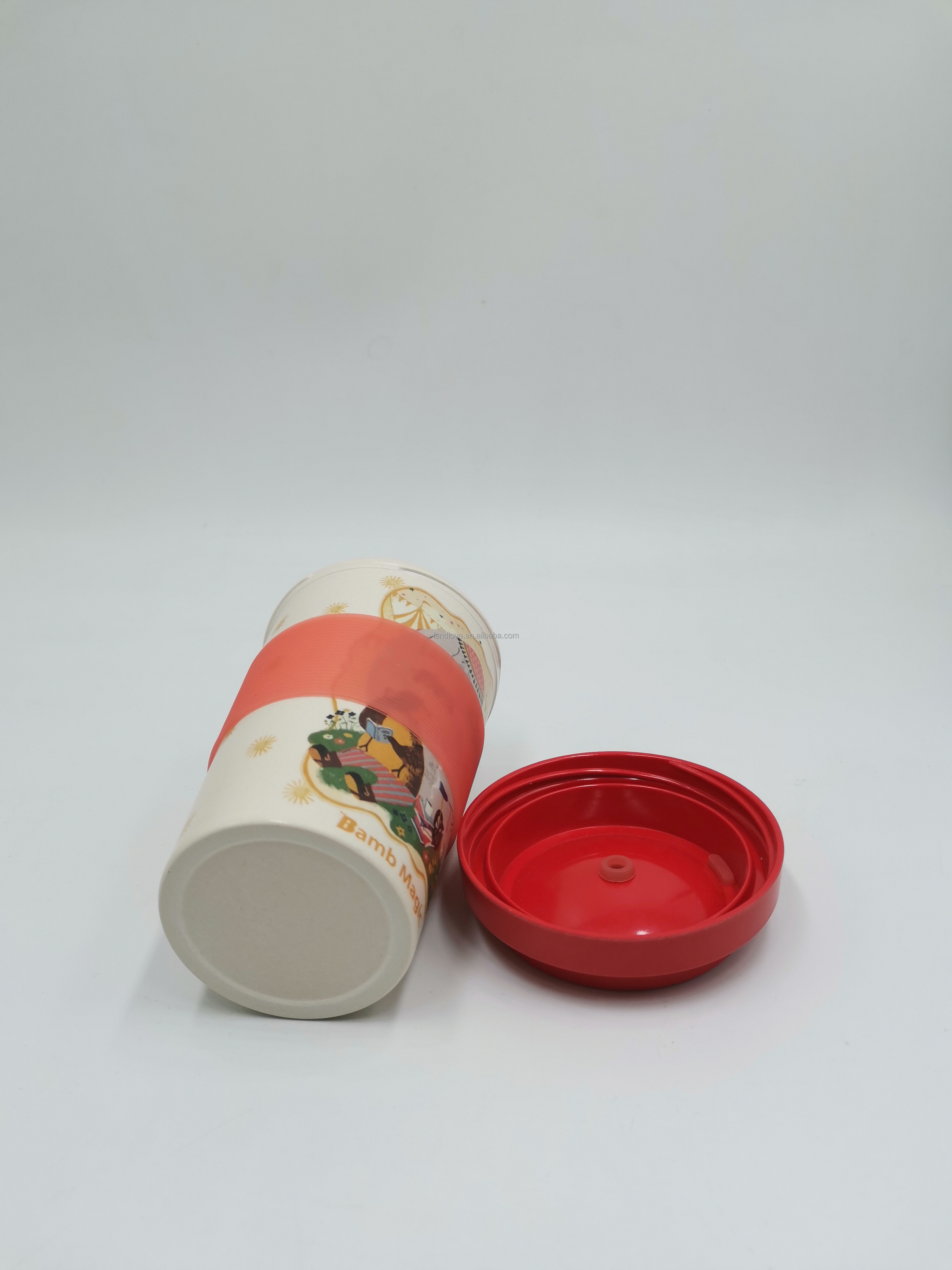 Factory natural  disposable tableware bamboo fiber cup