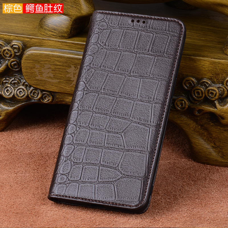 Brown crocodile belly pattern