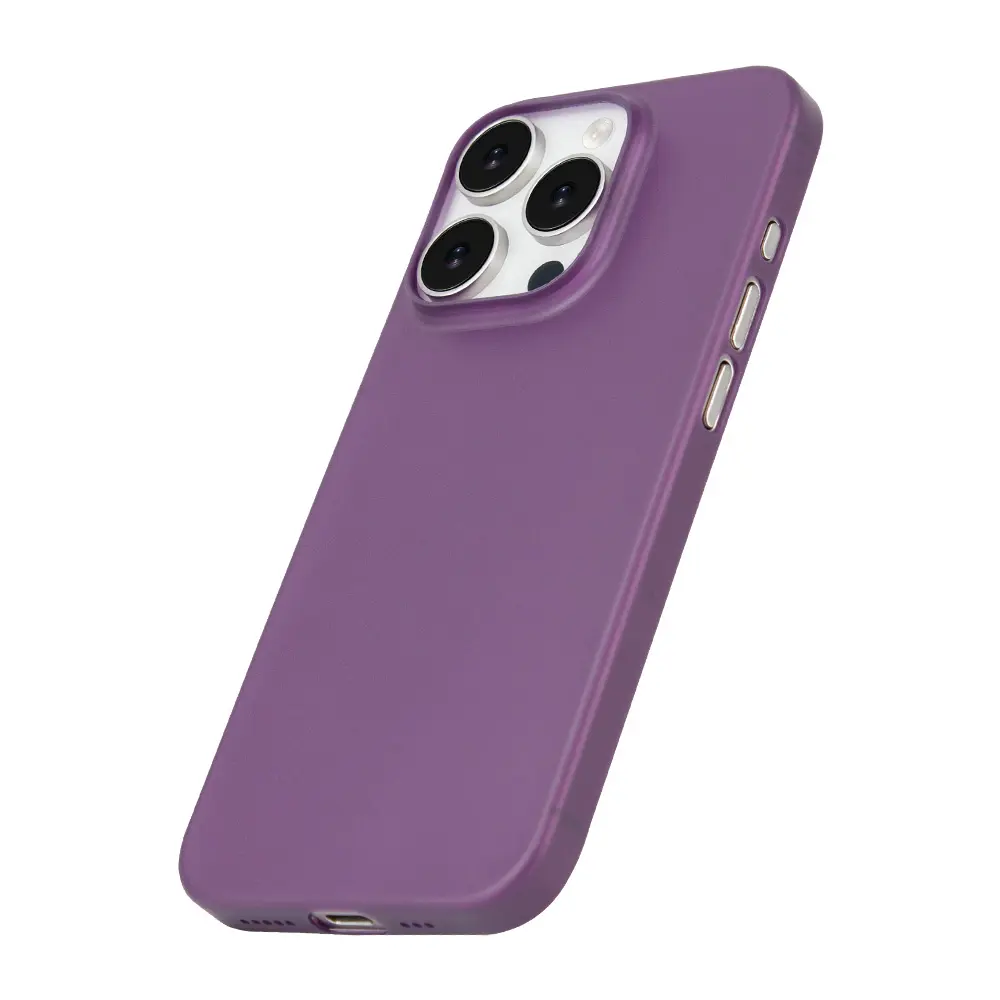 Prix usine Mince PP Mobile Cover Matte mince étui pour iPhone pour 15 Pro Max Slim Matte Mobile Cover