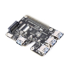 3.2 PCIe USB Gen1 M.2 cappello per Raspberry Pi 5 supporta protocollo NVMe unità a stato solido 4-Ch USB 3.2 modulo porte ad alta velocità - Product Image 3