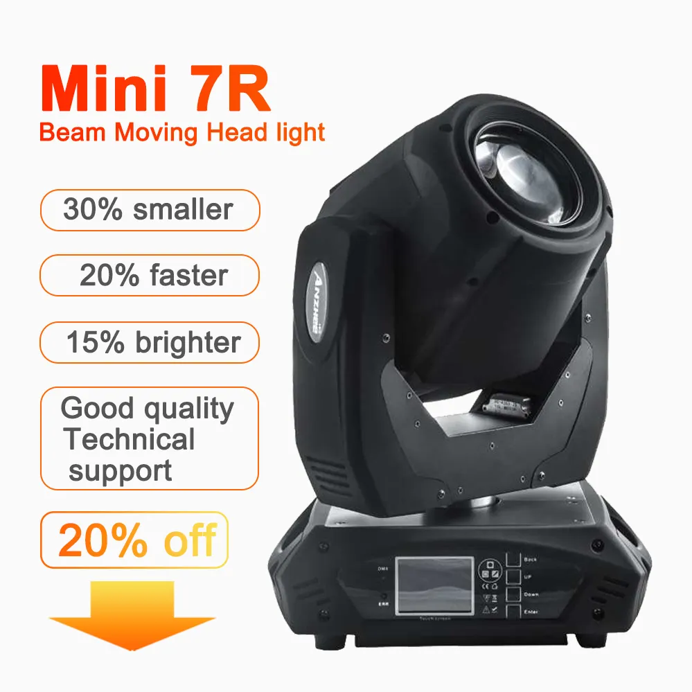 Ava süper ışın movingbeam 230 sahne hareketli kafa 230w 7r 7r ışın hareketli kafa ışık fiyat