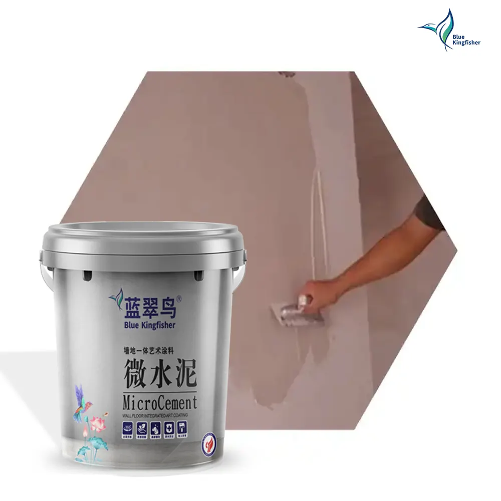 Casa resistenza vernice acqua Base lattice bianco vernice sigillante per esterni cazzuola cemento Kit pavimento parete pittura Microcement