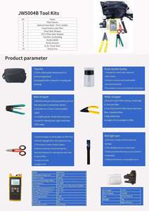 Teknik ekipman Fiber optik alet kutusu Ftth Fiber kurulum araçları ağ araç kiti - Product Image 2