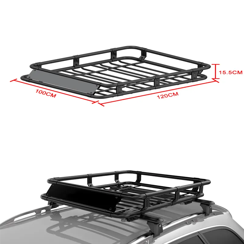 Portaequipajes Universal de alta resistencia para coche, cesta portaequipajes con extensión para todos los coches y construcción de acero