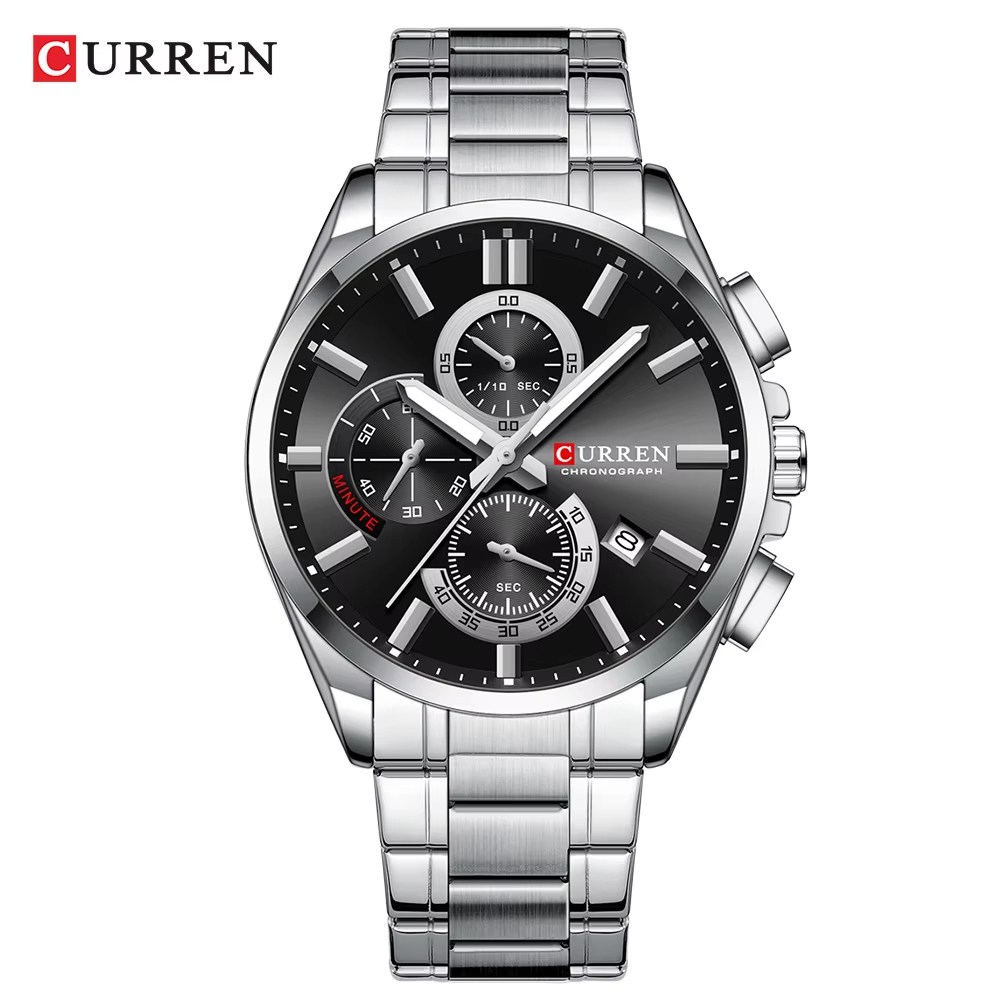 silvery black