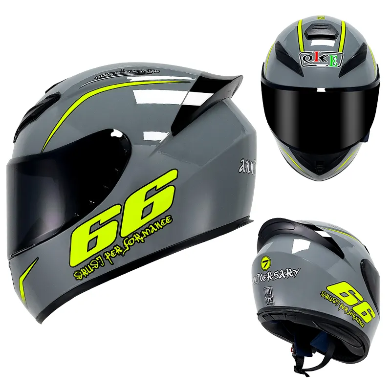 Capacete de motocicleta inteligente, capacete para atacado, preto, branco, xxl, chinês, embalagem para rosto, cor de plástico, suporte duplo, segurança abs