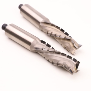 Lamboss özelleştirilmiş Z = 3 + 3 PCD Spiral kesiciler elmas uçlu kesici yönlendirici Bit ağaç İşleme - Product Image 1