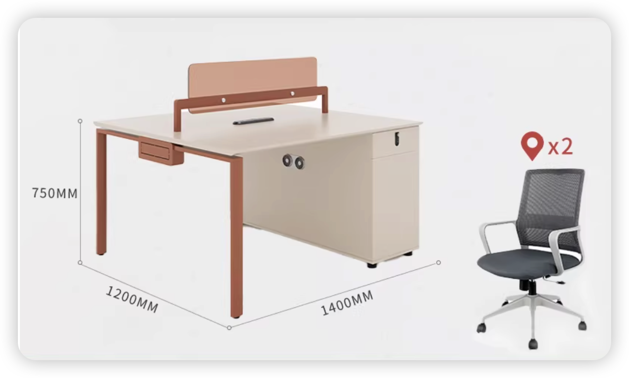 1.4m+2chairs