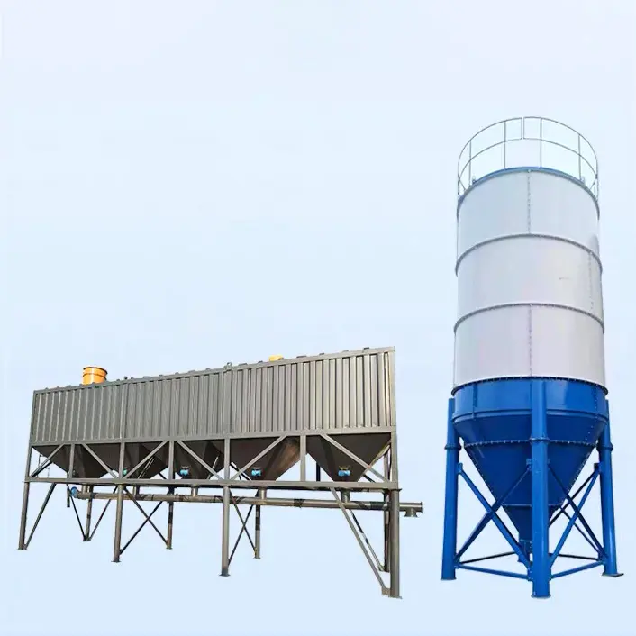 Silo de polvo de carbonato de calcio de 70 toneladas silo de cemento trabajo de fabricación con camión de silo de cemento a granel