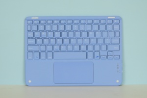 复古打字机机械无线键盘和可折叠显示带触控板的现代无线键盘 - Product Image 3