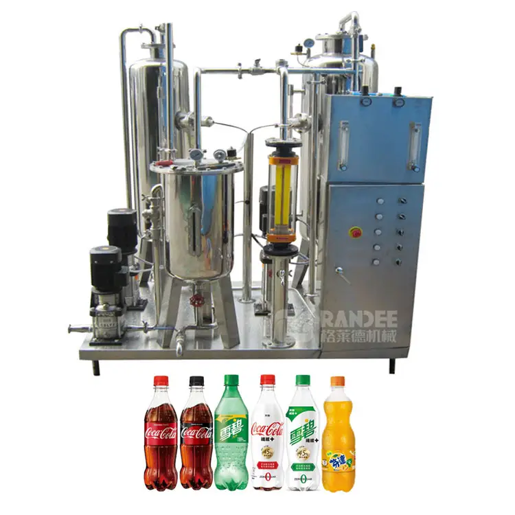 Gazlı meşrubat dolum makinesi karıştırıcı/soda su karıştırma makinesi/karbonatlama sistemi