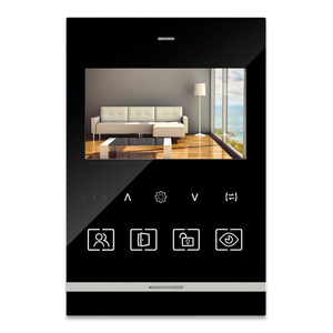 Timbre de video aprobado por FCC/CE/RoHS, sistema de intercomunicación para puerta de casa con monitor y teléfonos de puerta de alarma - Product Image 3