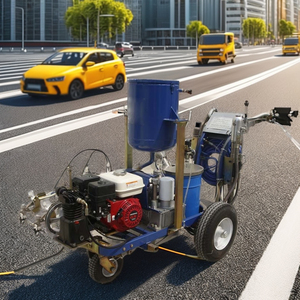 Soğuk sprey yol işaretleme projeleri için motor çekirdek bileşeni ile sıcak satış yol işaretleme makinesi - Product Image 2