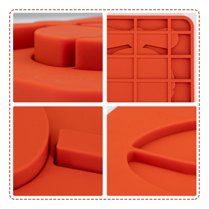 Chịu nhiệt Silicone máy bay trực thăng hình dạng Montessori học tập câu đố đồ chơi cho trẻ em, trẻ mới biết đi, trẻ sơ sinh BPA FREE bé Teether đồ chơi - Product Image 3