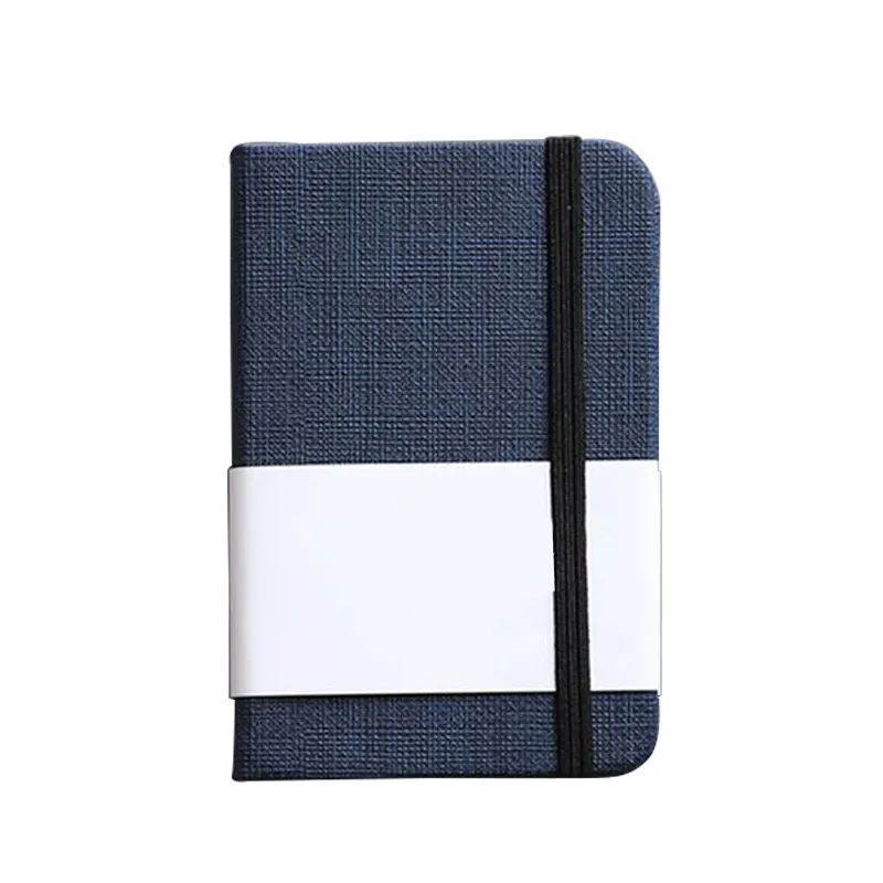 Cahier en tissu de lin A5 A6 à couverture rigide de mode de qualité supérieure cahier de Journal imprimé personnalisé avec page de numéro