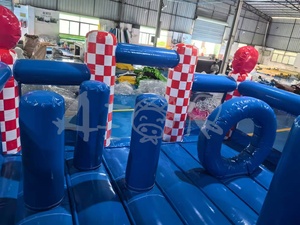 Chủ Đề Bóng Đá <span class=keywords><strong>Inflatable</strong></span> lâu đài trượt nước toboggan gonflable unisex <span class=keywords><strong>Inflatable</strong></span> Bouncer khô trượt - Product Image 5