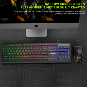 Silent <strong>Computer</strong> Typing Office Laptop Wired <strong>Keyboard</strong> and Mouse Set - Product Image 3